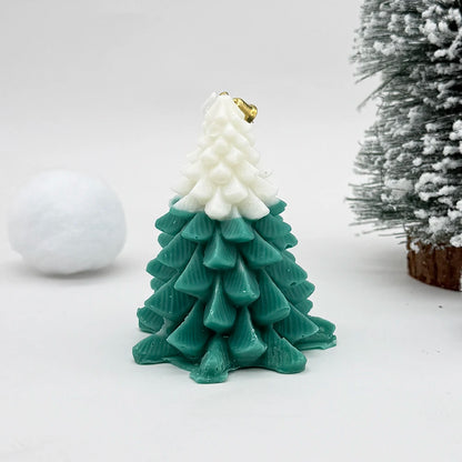 Christmas Tree Shaped Candle Tree Scented Tree Shaped Candle for Home Gift for Christmas Party Holiday New Year Decoration