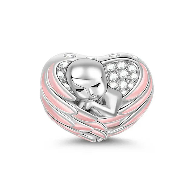 Hot-selling 925 Silver Mother's Day Series Rose Baby For European Original Bracelet DIY Accessories Women's Exquisite Jewelry