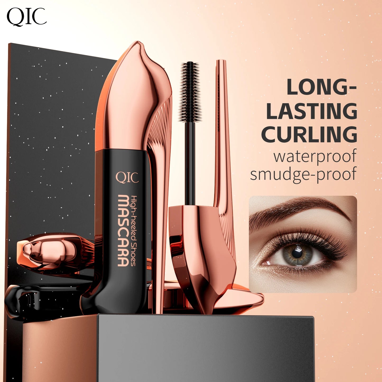 Black waterproof Mascara