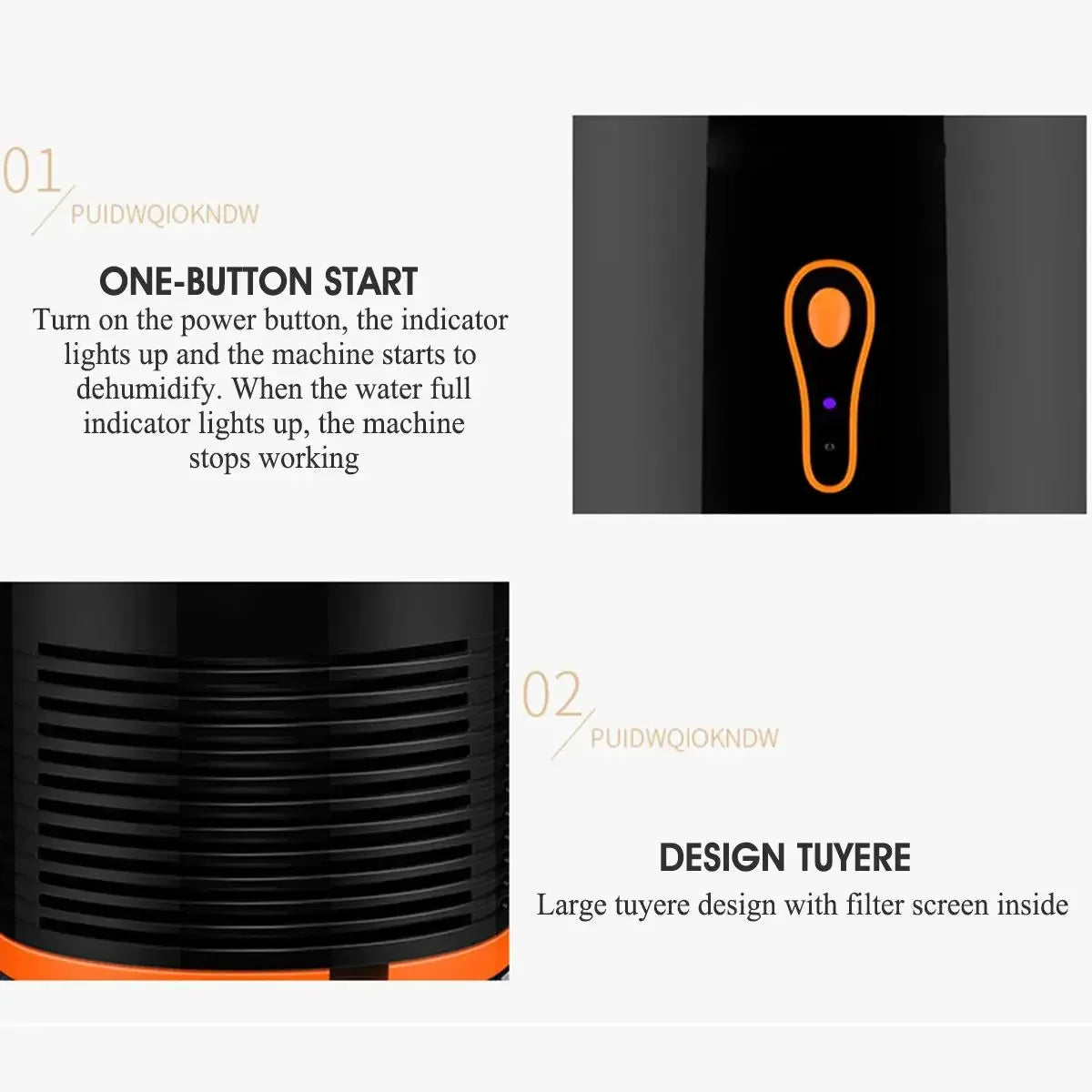 Dehumidifier 800ML 25W Low Noise