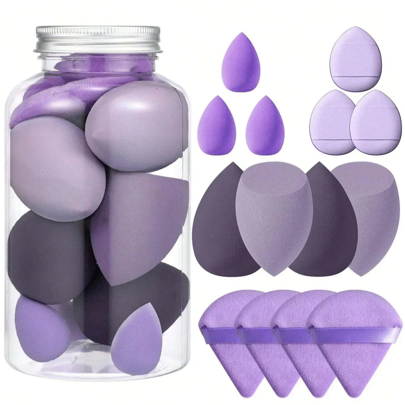 12/14Pcs Makeup Sponge Blender Beauty