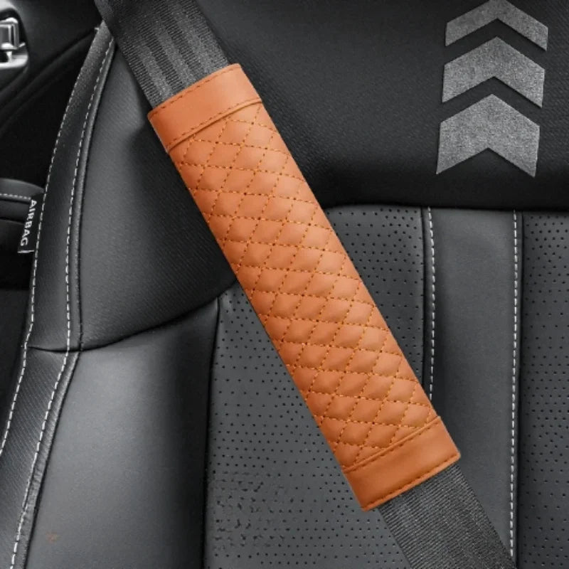 Car Seat Belt Shoulder Cover Leather