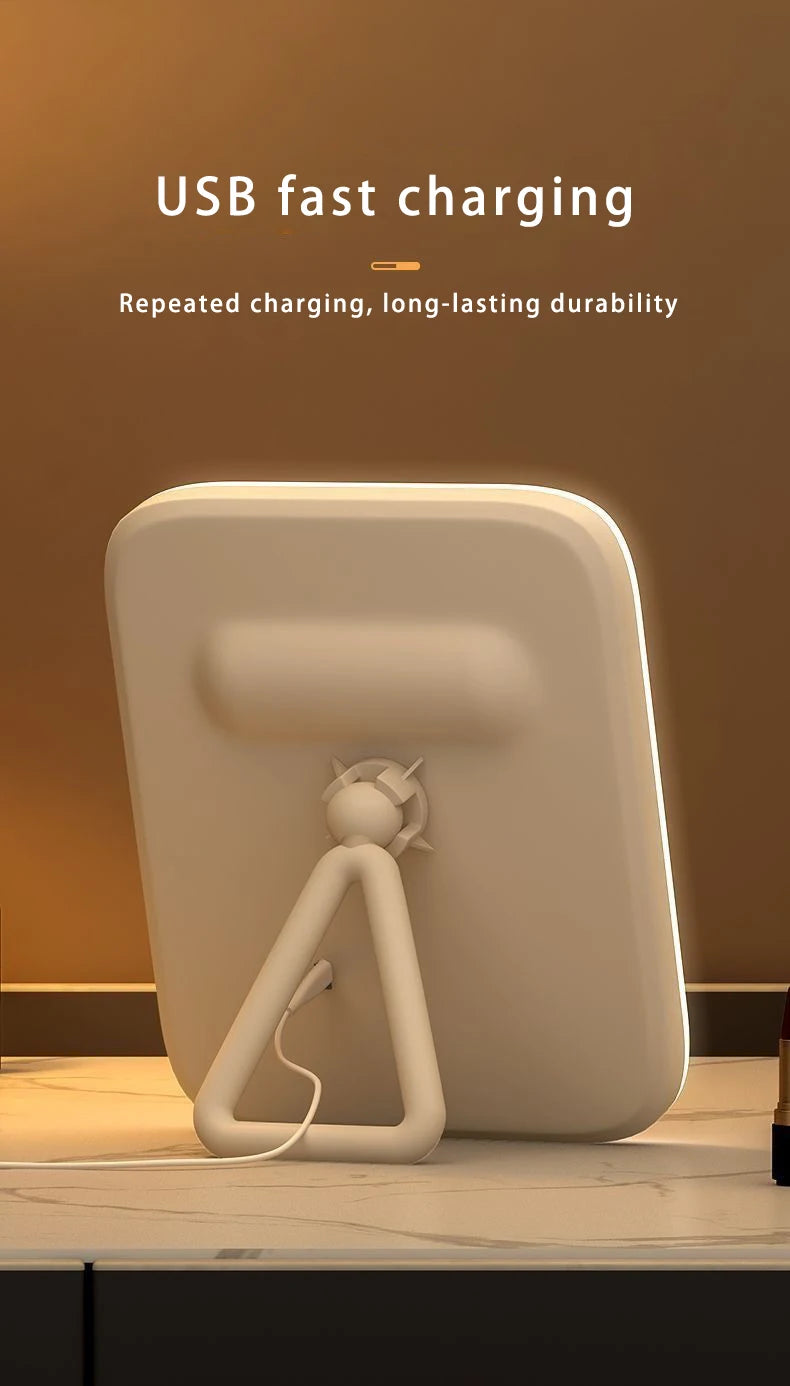 Espejo de Maquillaje LED con Luz Regulable