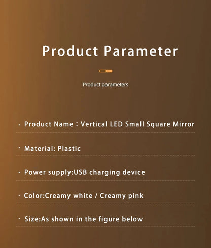 Espejo de Maquillaje LED con Luz Regulable