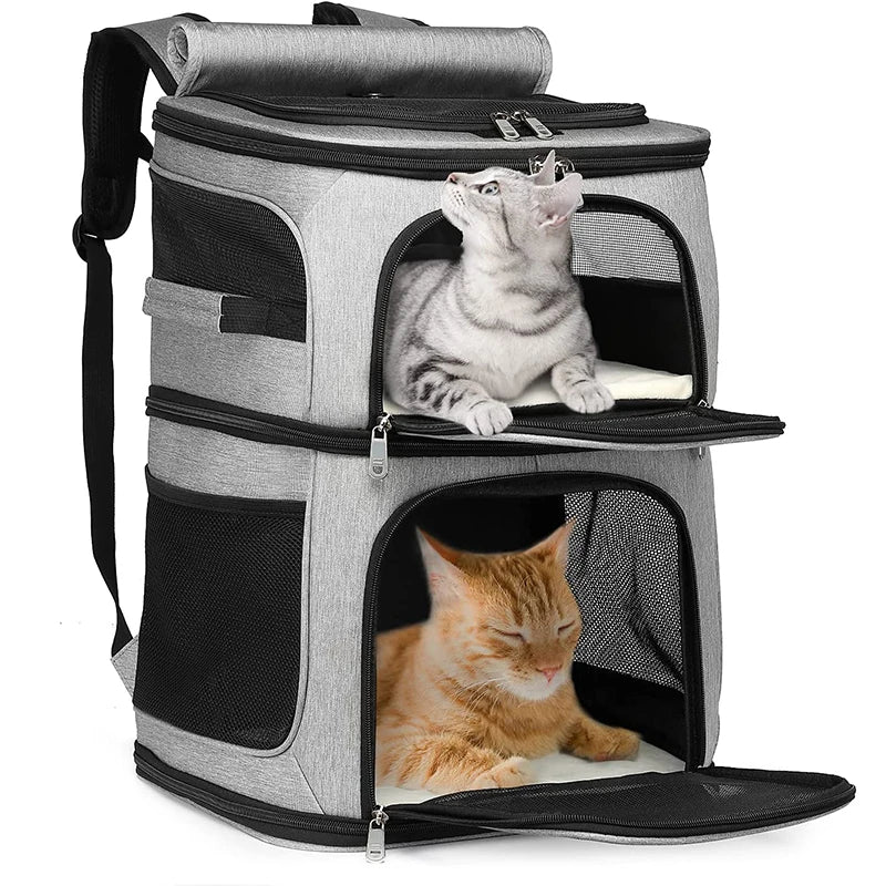 Double-Compartment Pet Carrier