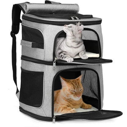 Double-Compartment Pet Carrier