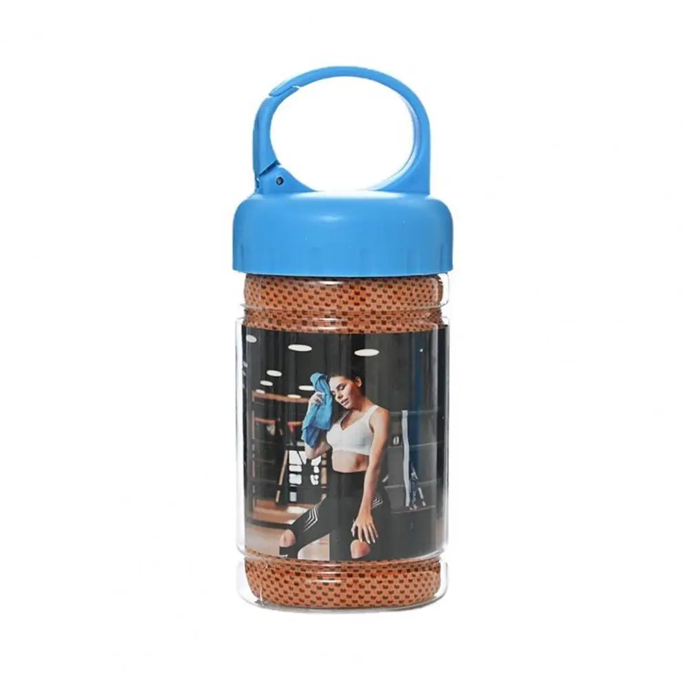 Fitness Towel Bottled Quick-dry Anti-fade Polyester Cooling Microfiber Breathable Gym Towel For Women Sports Gift