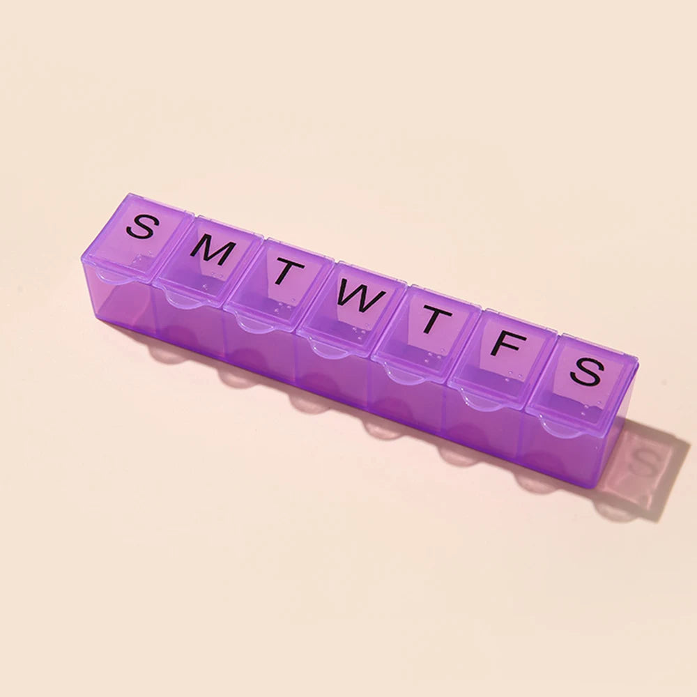 1 PC 7 Days Weekly Pill box