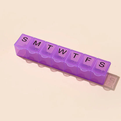 1 PC 7 Days Weekly Pill box
