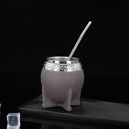 1PC tasses tasses per cafè Stainless Steel Double Wall Cup 200ml Insulated Tumbler Yerba Mate Tea Coffee Beer Drinking