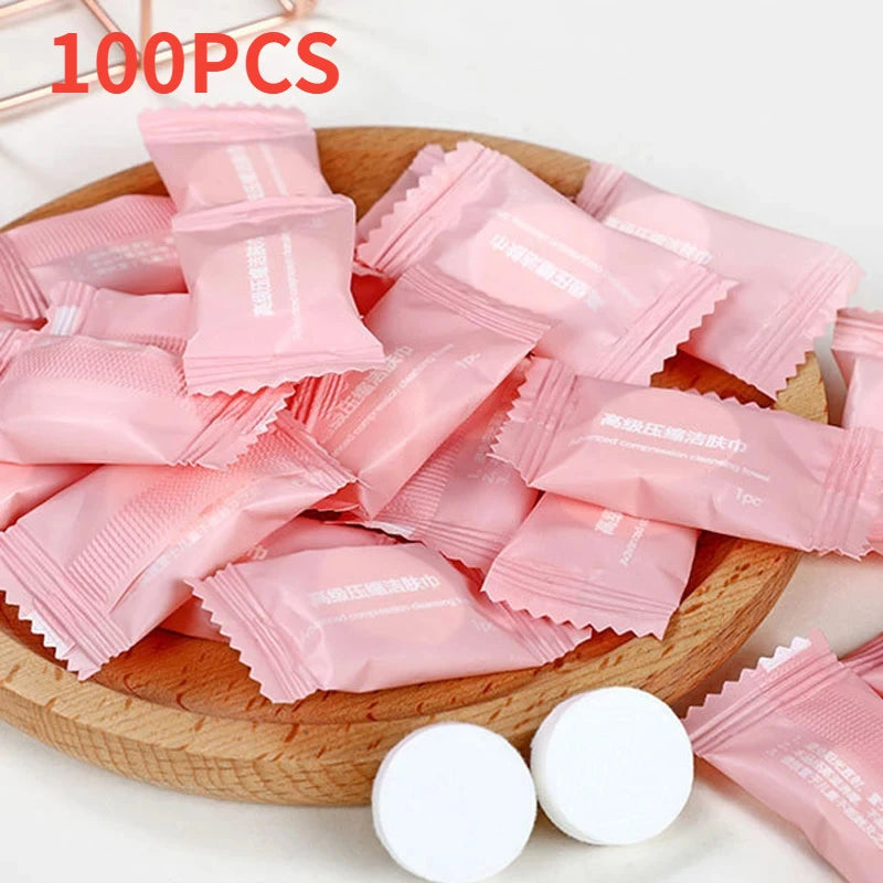 100PCS Mini Compressed Towel