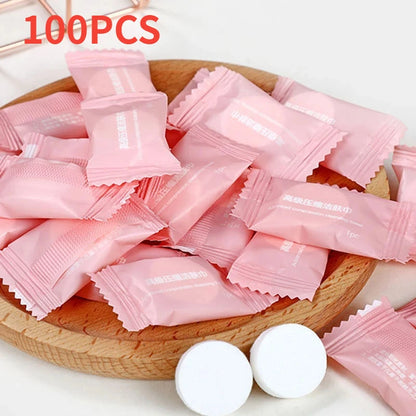 100PCS Mini Compressed Towel