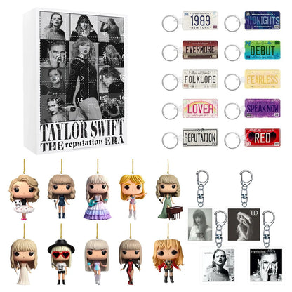 Christmas Advent Calendar Contains 24 Christmas Acrylic