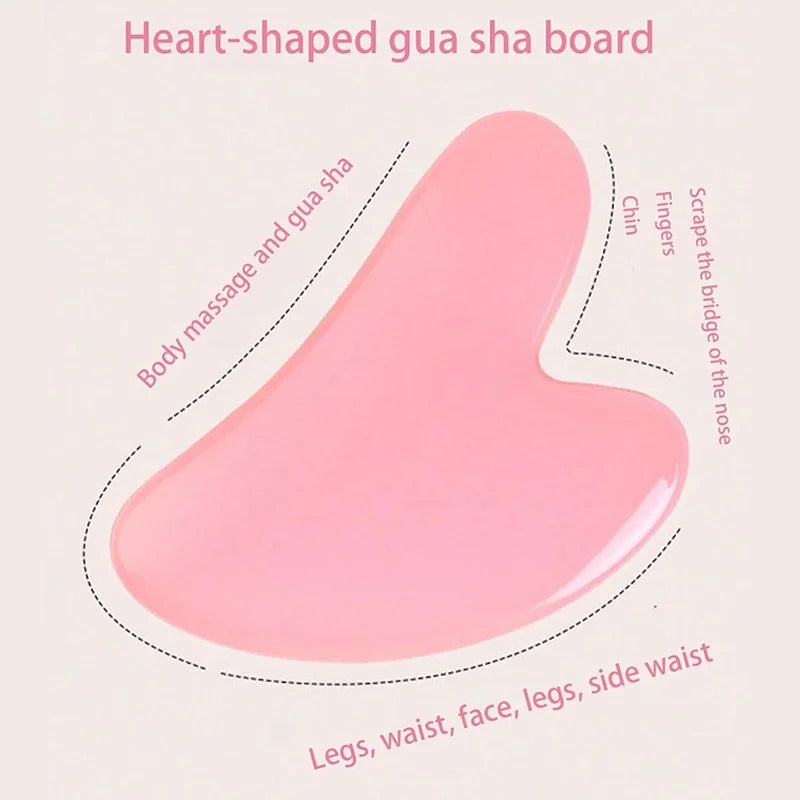 2Pcs Ice Face Roller Gua Sha Set