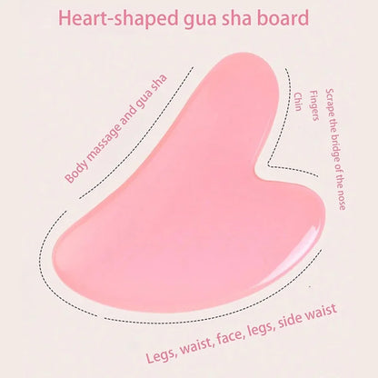 2Pcs Ice Face Roller Gua Sha Set