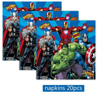 Super Hero Avengers Kid Decor Birthday
