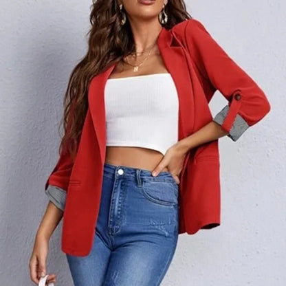Cardigan Blazer Jacket Long Sleeve Casual