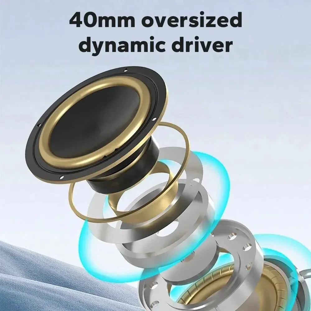 Newest Headphone Wireless Bluetooth Headset With Mic Noise Canceling Headsets Stereo Sound Earphone Sports Gaming Headphones