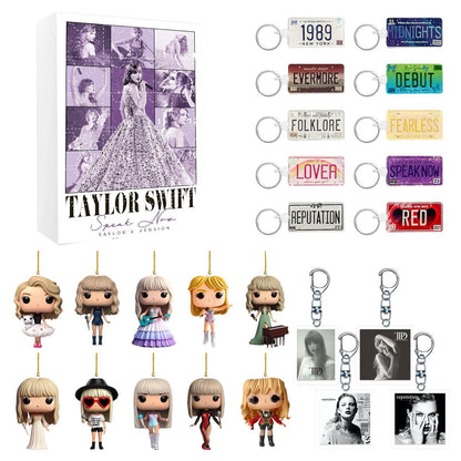 Christmas Advent Calendar Contains 24 Christmas Acrylic