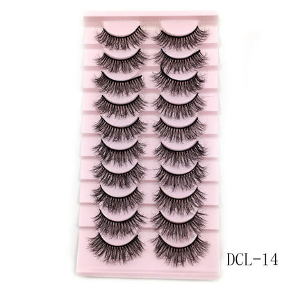 New 10 Pairs 3D Mink Eyelashes