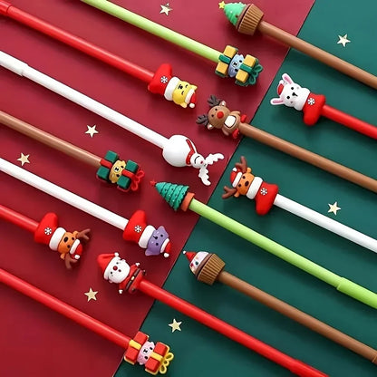 10pcs Cartoon Christmas Pens