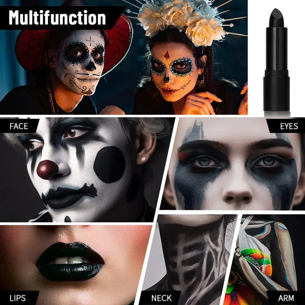 3 Colors Black Eyes Face Body Paint Stick