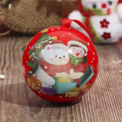 Christmas Round Ball Box