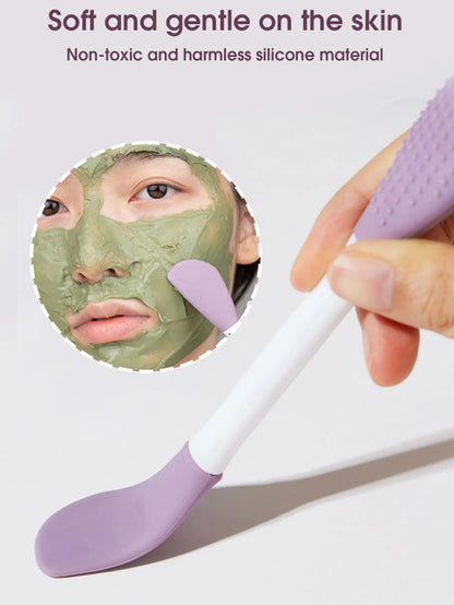 1Pc Double Head Silicone Mask Brush
