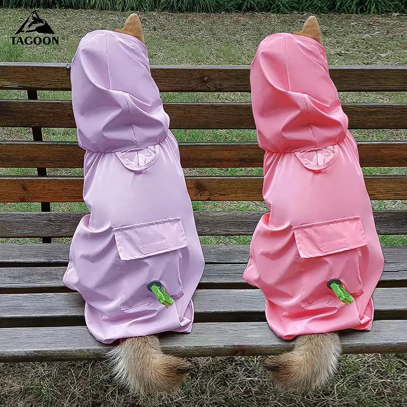 Small Medium Large Dog Raincoat