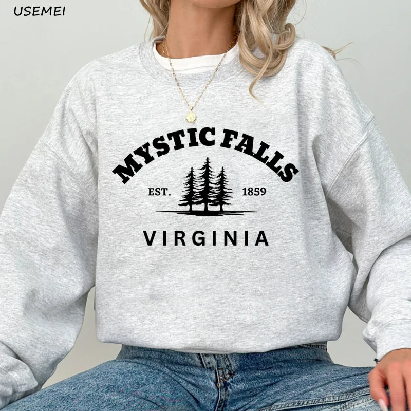 Mystic Falls Sweatshirt Vampire Diares