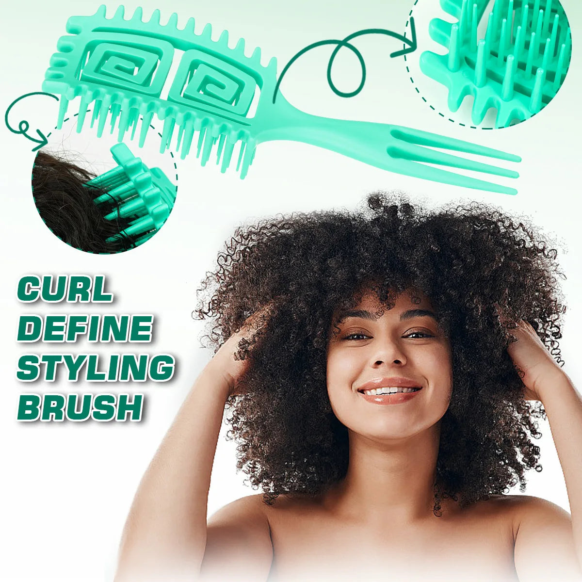 1pcs Curly Hair Brush