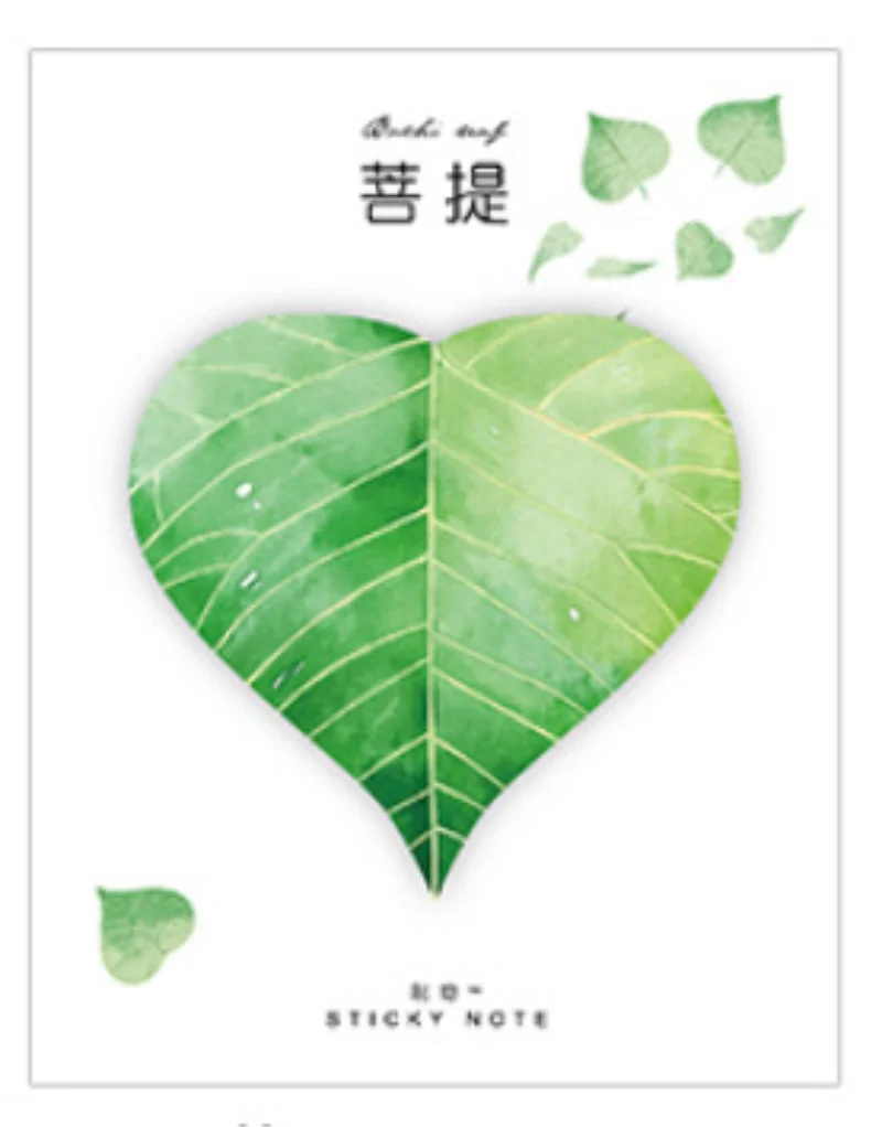 30 Pcs Leaf Sticky notes