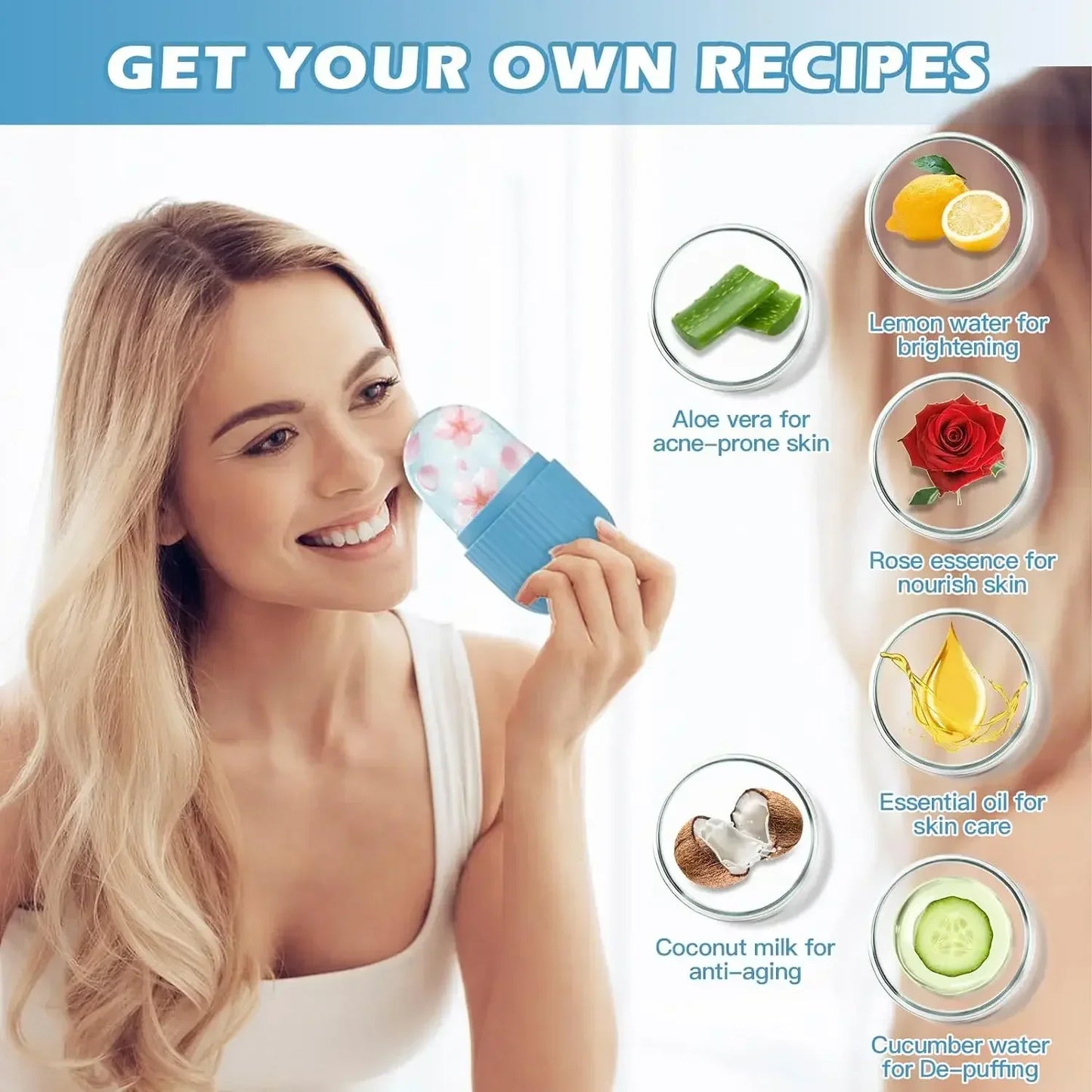 Silicone Ice Roller Mold Mini