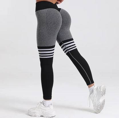 Leggings Deportivos Mujer – Push-Up y Líneas Decorativas