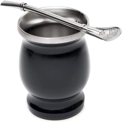 Mate Gourd Set Double-Wall Stainless