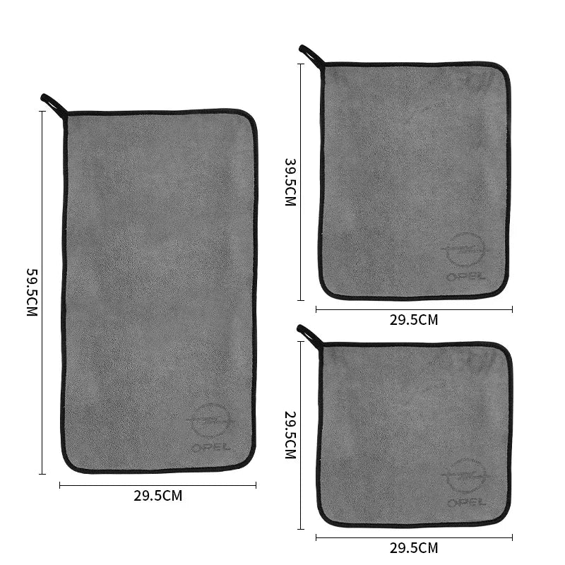 Car Wash Microfiber Towel Auto Emblem