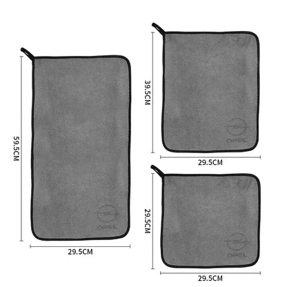 Car Wash Microfiber Towel Auto Emblem