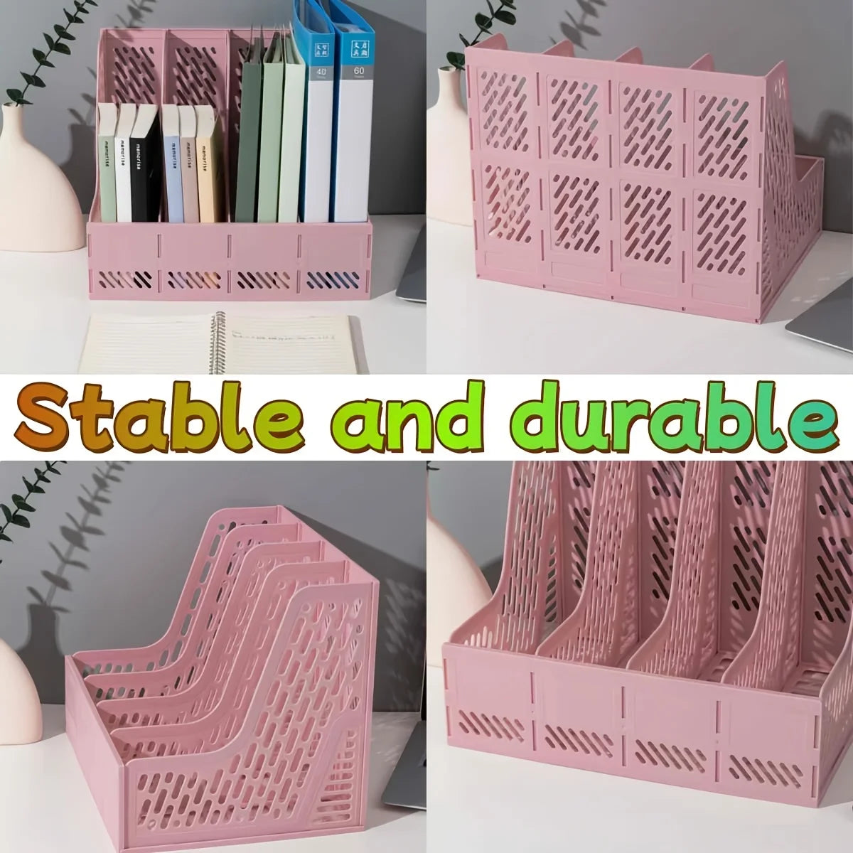 4 Multi-Layer Desk File Sorter