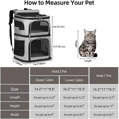 Double-Compartment Pet Carrier