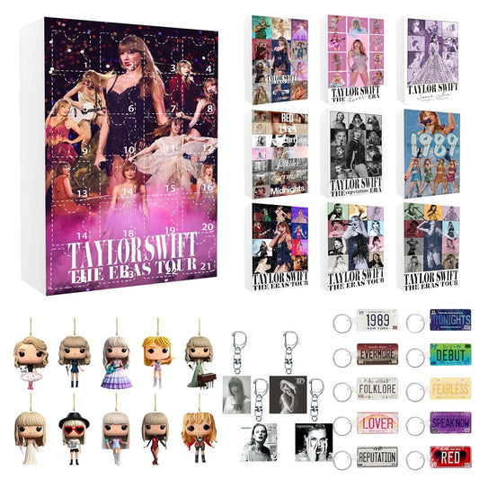 Christmas Advent Calendar Contains 24 Christmas Acrylic