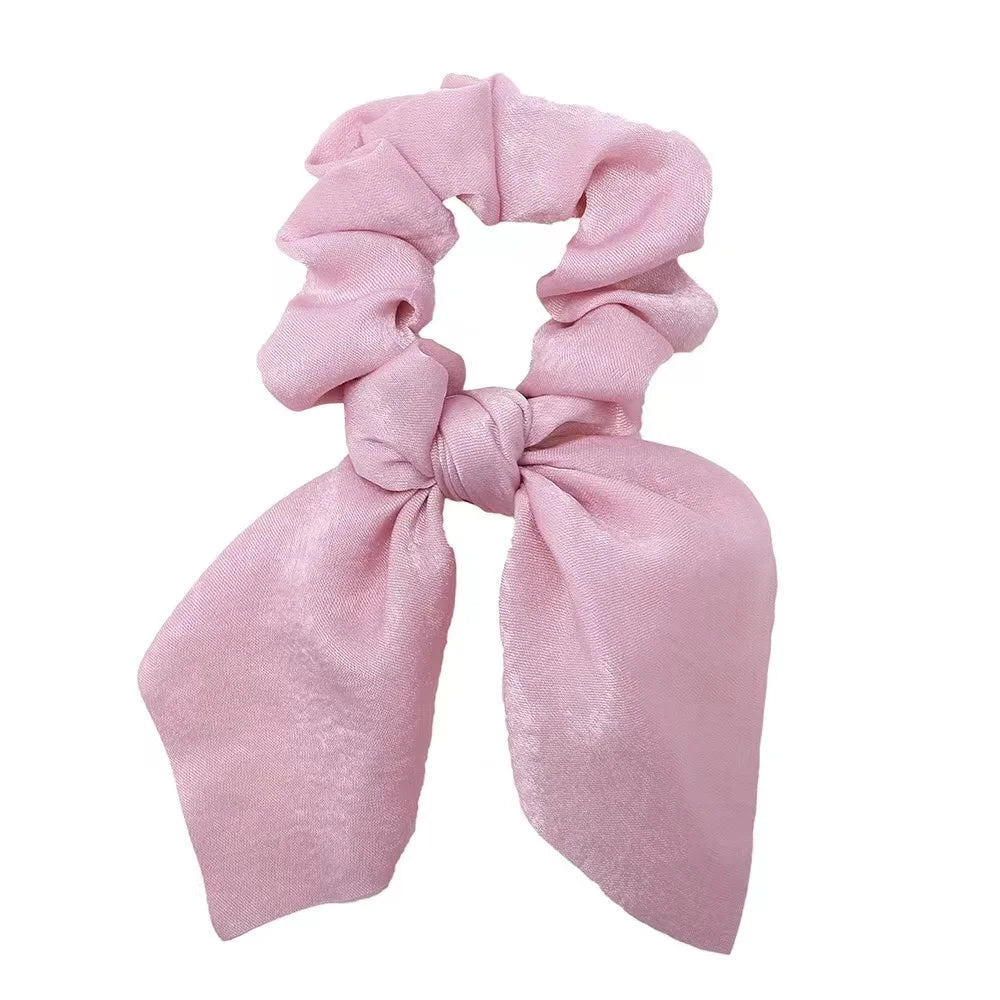 Set de 3 Scrunchies con Lazo – Estampado Floral