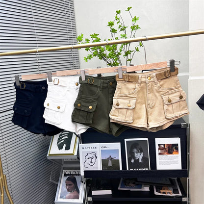 American Retro Workwear Denim Pants