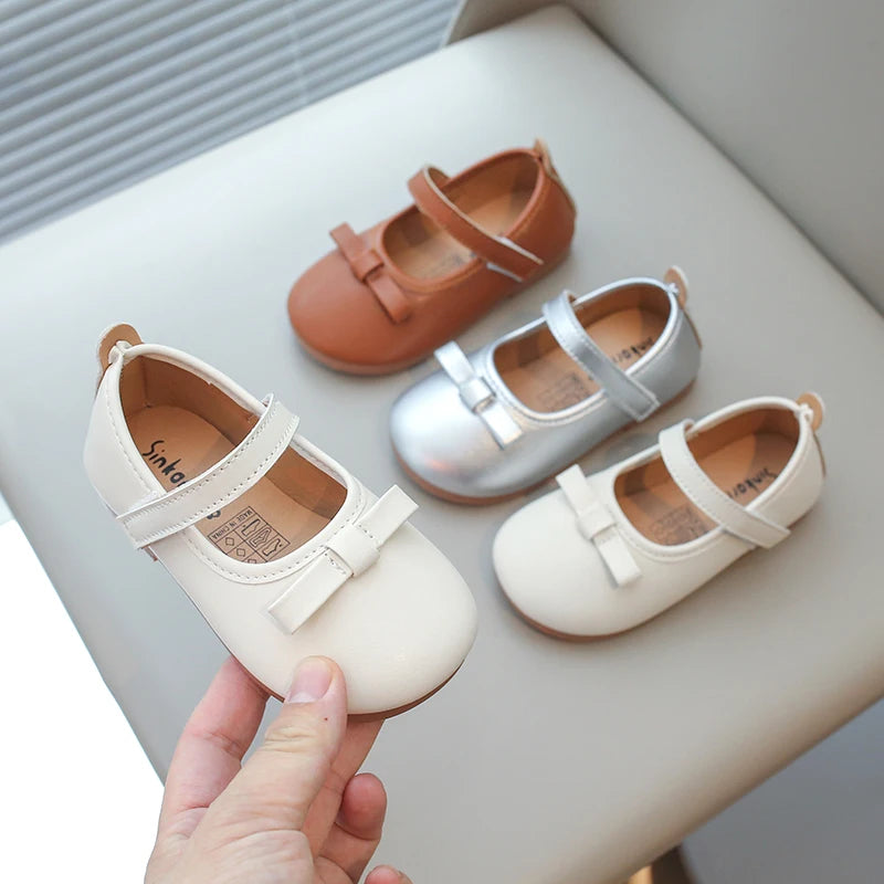 Toddlers Girls Leather Shoes 21-34