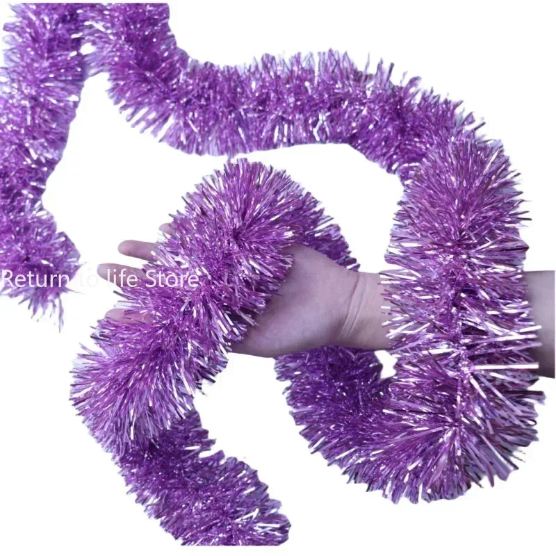 3 pcs Christmas Tinsel Garland Shiny