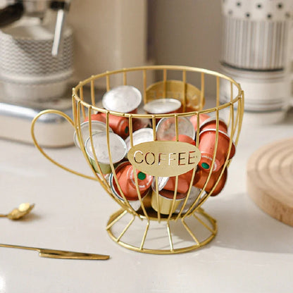1pc Stylish Home Decor Shelf For Coffee Capsules