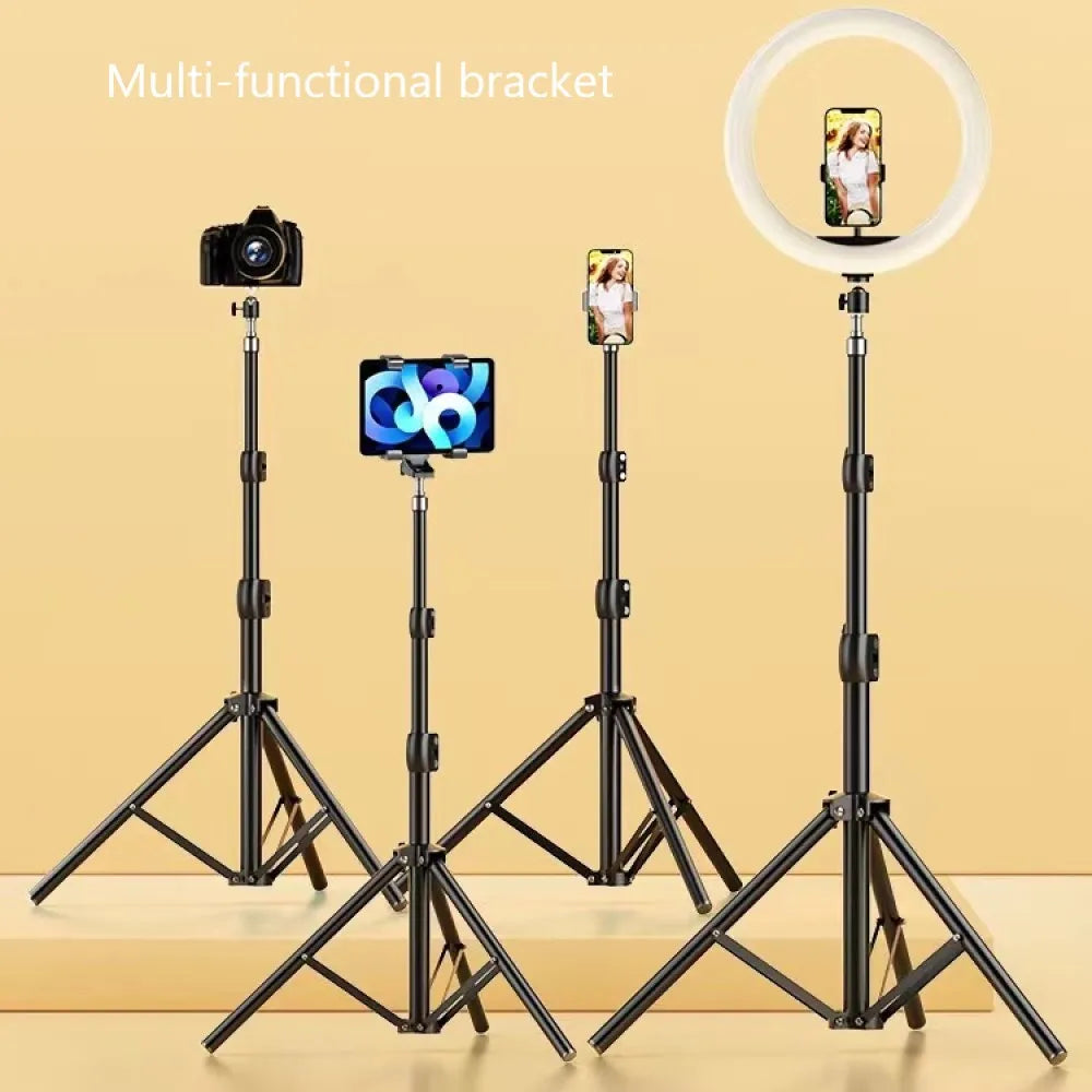 Mobile phone live support photo tripod multifuncional vídeo recording selfie landing tripod