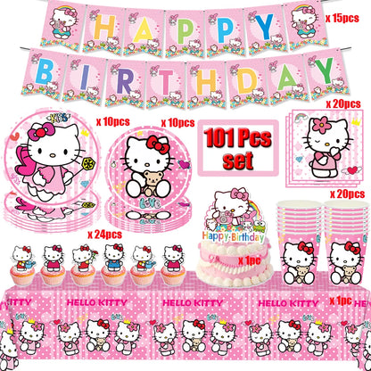 Kids Hello Kitty Theme Happy