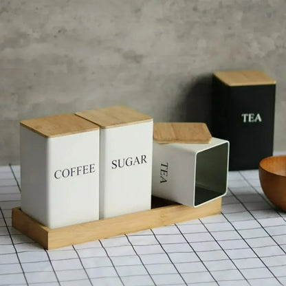 Pack tres cajas almacenamiento cocina