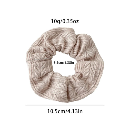 AISHG Solid Color Hair Scrunchies for Women Soft Hair Ties Elastic Hair Bands Cotton Ponytail Holders Girls Hair Accessories
