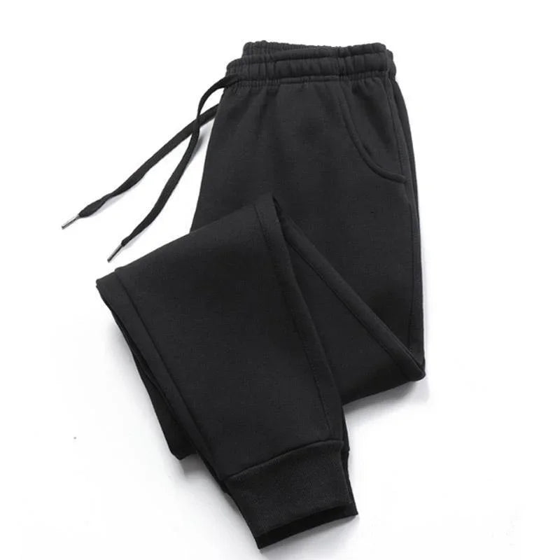 Autumn and Winter Casual Jogging Pants Fleece Sweatpants for Soft and Comfortable Workout